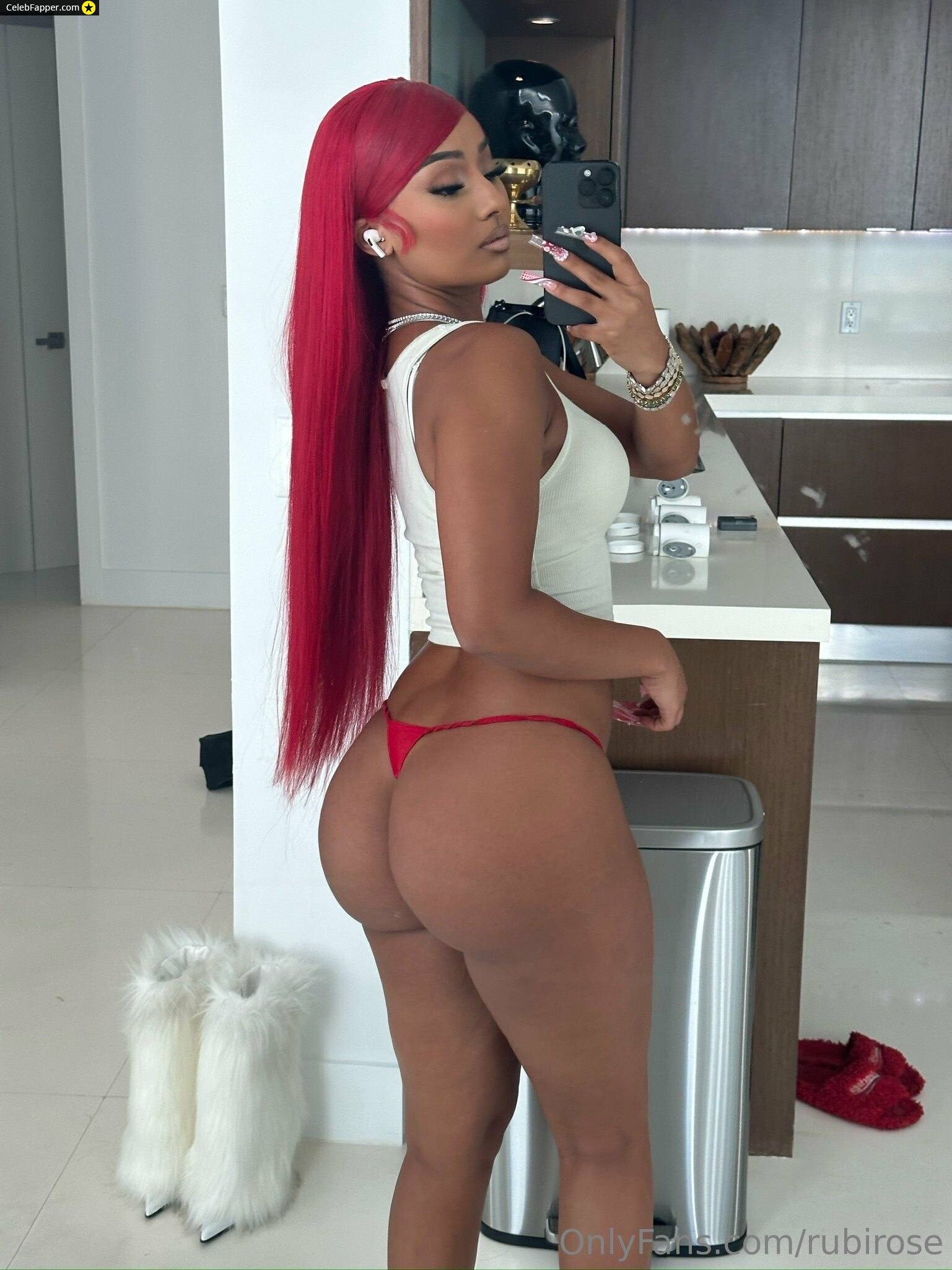 rubi rose fap butt ass thong bikini